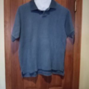 Harley Davidson MOTOR CYCLES. BLUE  POLO SHORT SLEEVE SHIRT. SIZE. M
